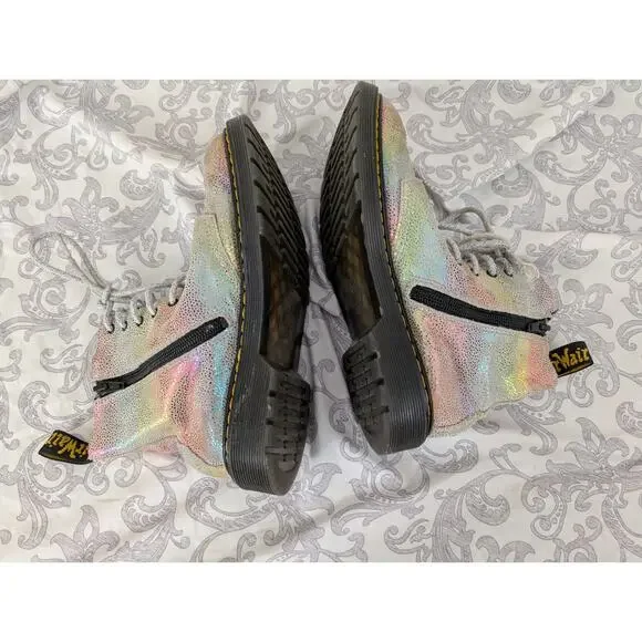Dr. Martens 1460 Pascal Y Iridescent Lace Up Boots Size 5M/6L - Picture 6 of 12